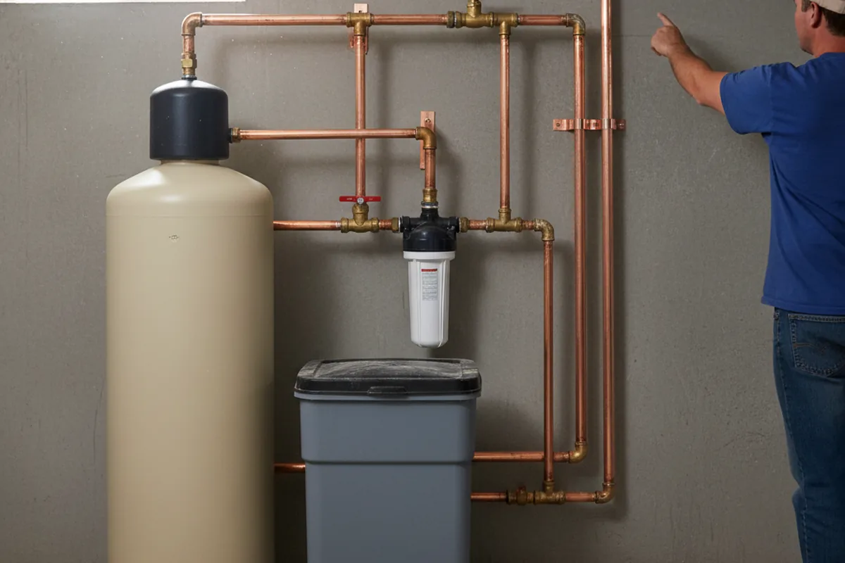 Whole-house water treatment system installed in Montello